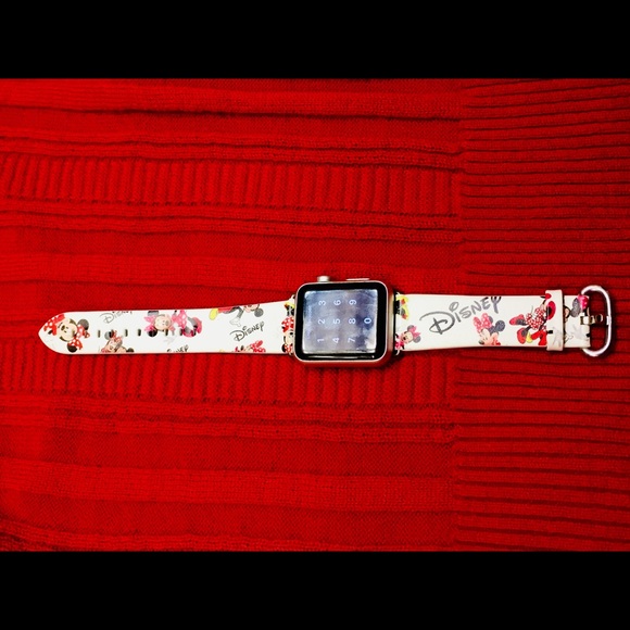 38mm/40mm Minnie Mouse Apple Watch Leather Band - Picture 6 of 7